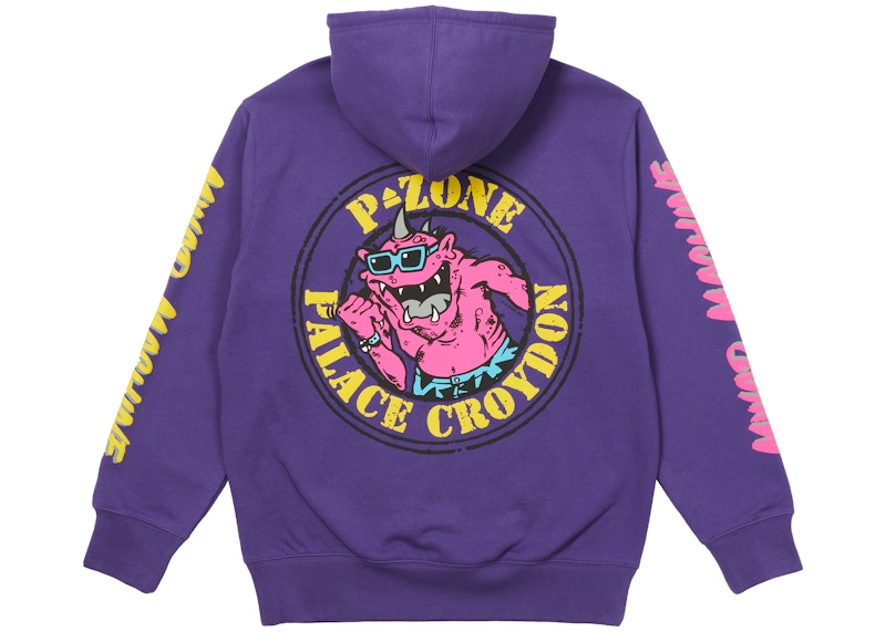 Palace M-Zone Mutant Fish Hood Purple