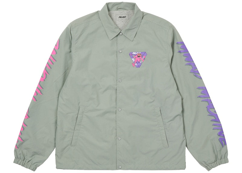 Palace M-Zone Mutant Ripper Coach Jacket Grey