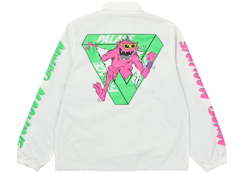 Palace M-Zone Mutant Ripper Coach Jacket White