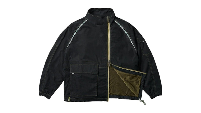 Palace Maharishi Asymetric Track Jacket Black