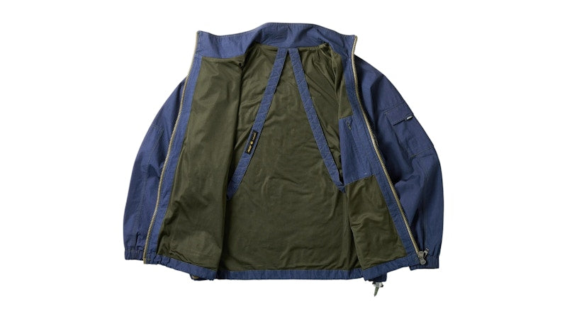 Palace Maharishi Asymetric Track Jacket Blue