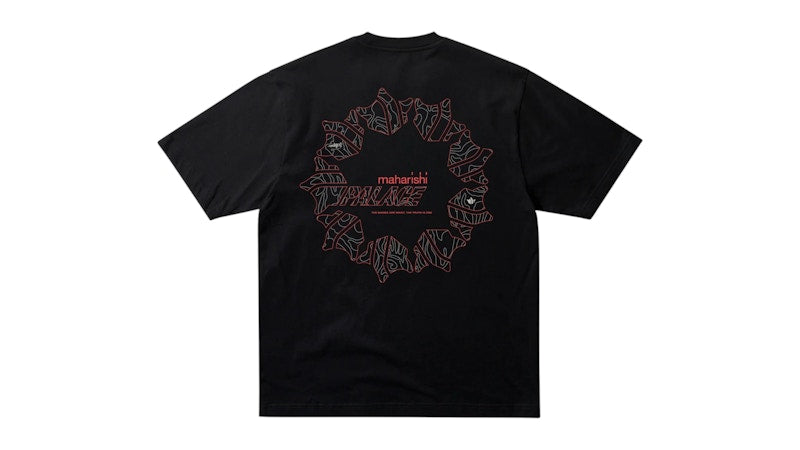 Palace Maharishi Temple Star T-Shirt Black