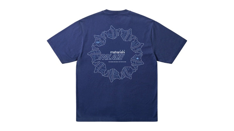 Palace Maharishi Temple Star T-Shirt Blue