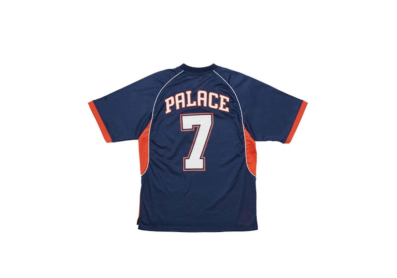Palace Mesh Football Top Navy