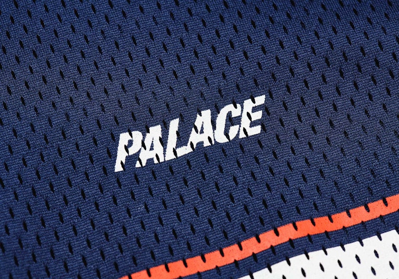 Palace Mesh Football Top Navy
