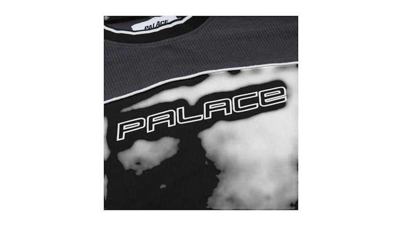 Palace Mesh Panel Longsleeve Slate