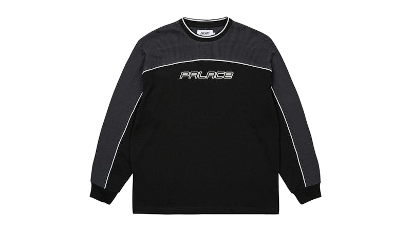 Palace Mesh Panel Longsleeve Slate