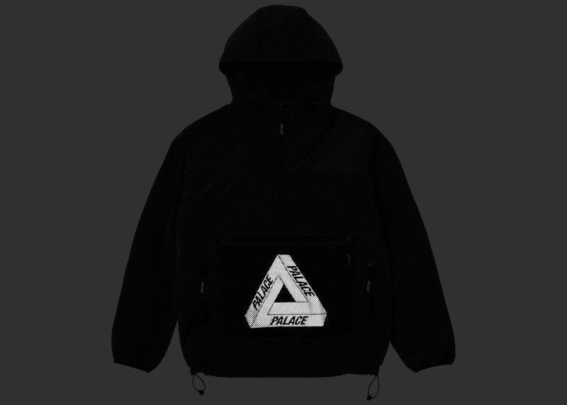 Palace Mesh Pocket Shell Jacket Black