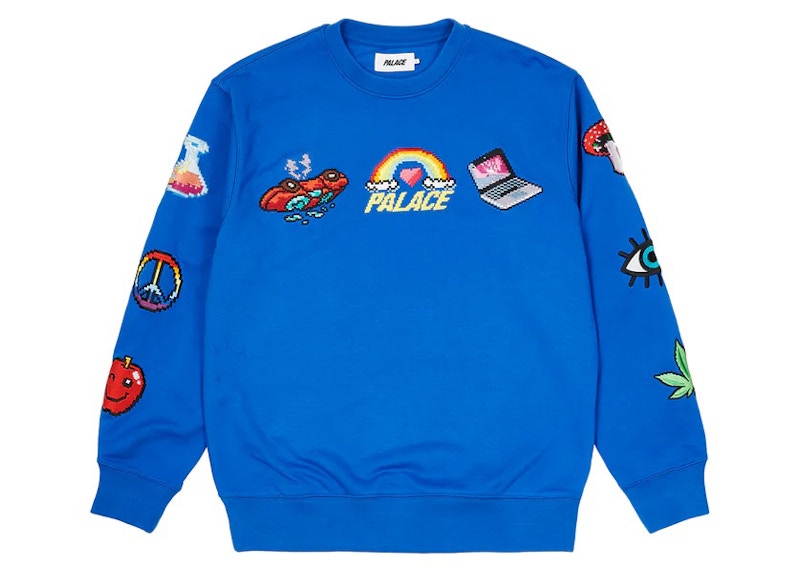 Palace Mixed Media Bitmap Crew Blue