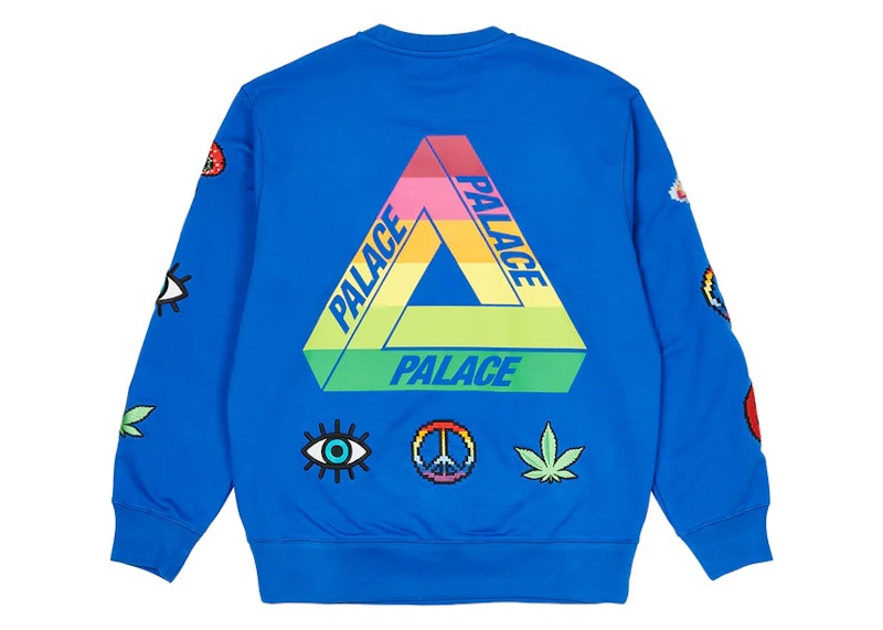Palace Mixed Media Bitmap Crew Blue