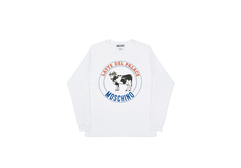 Palace Moschino Cow Longsleeve White