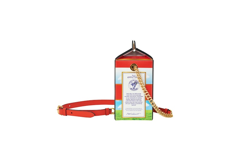 Palace Moschino Milk Carton Bag White