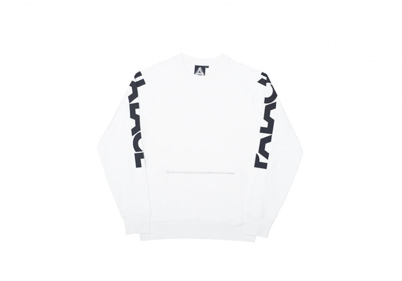 Palace Moto Crew White