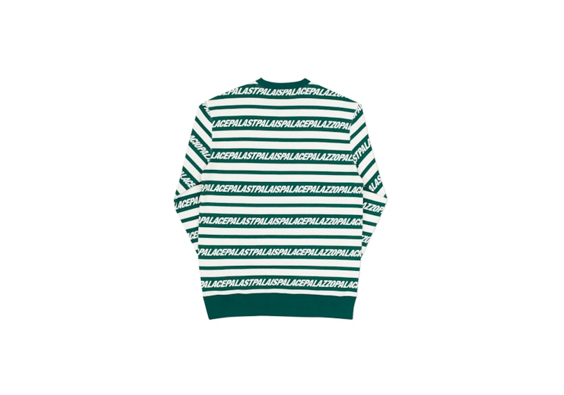 Palace Multi Lingual Crew Green/White