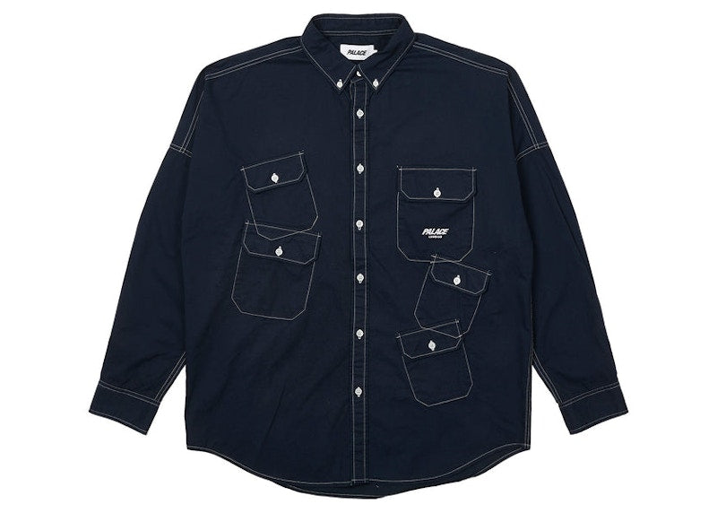 Palace Multi Pocket Shirt Navy