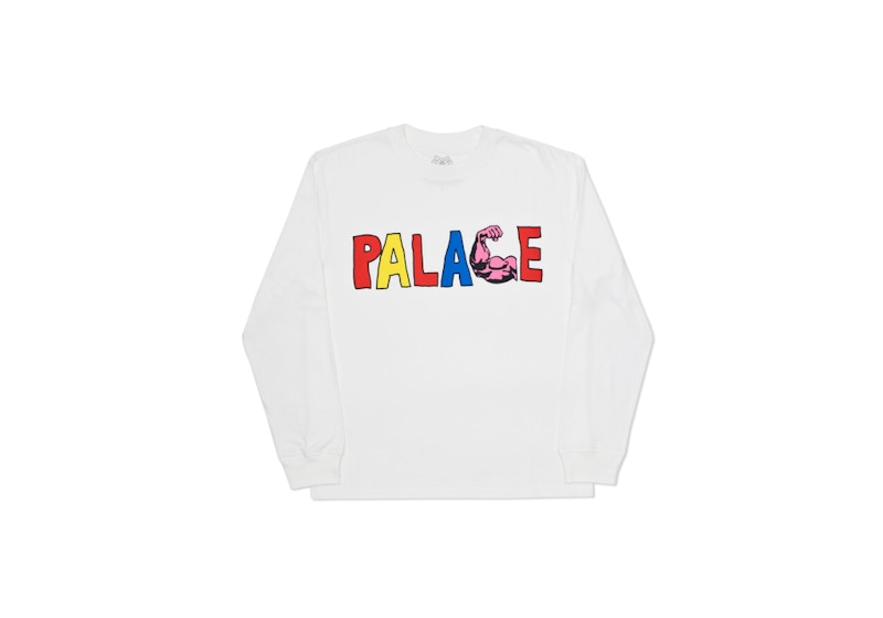 Palace Muscle L/S T-shirt White