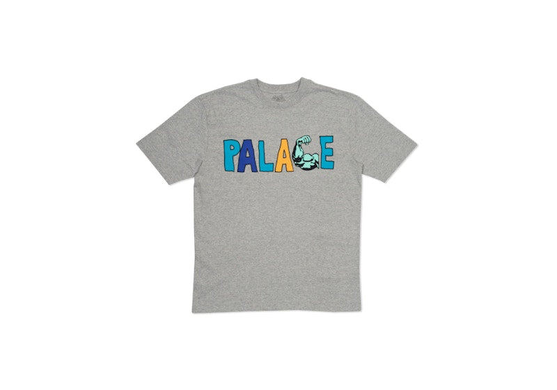 Palace Muscle T-shirt Grey Marl