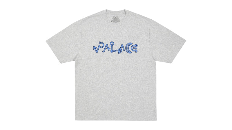 Palace Navigation T-Shirt Grey Marl