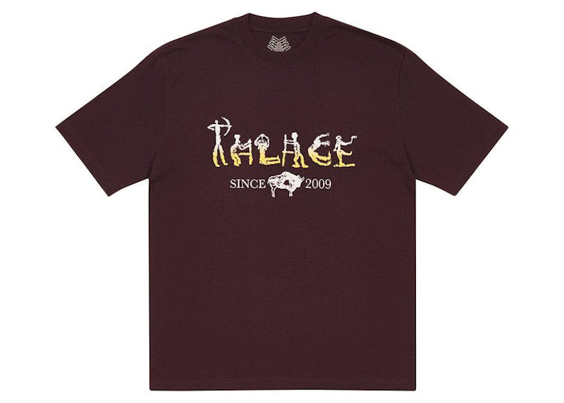 Palace Nein Electricity T-shirt Burgundy