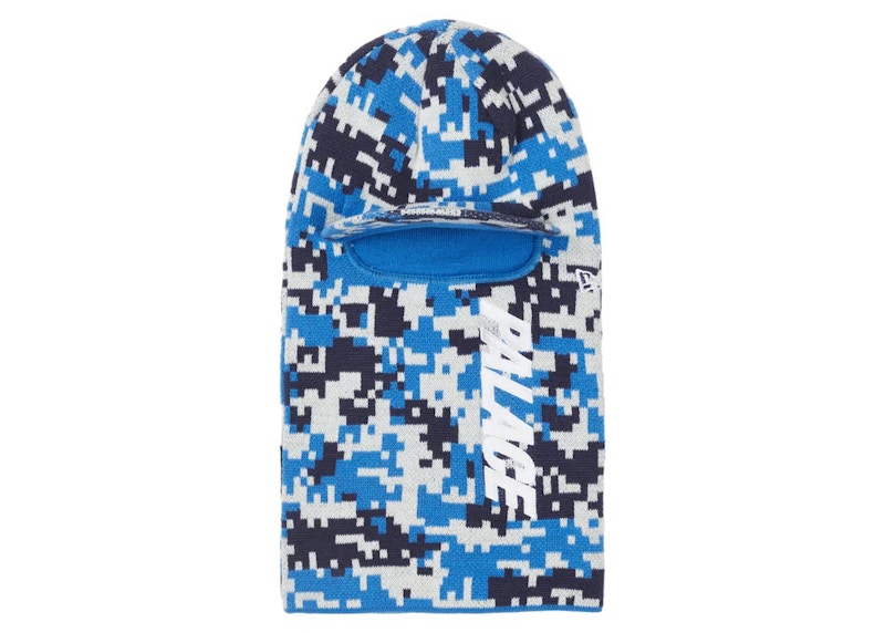 Palace New Era Peaked Balaclava Blue Camo
