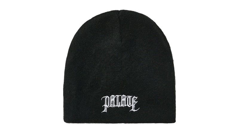 Palace Olde English Furry Nein Cuff Beanie Black