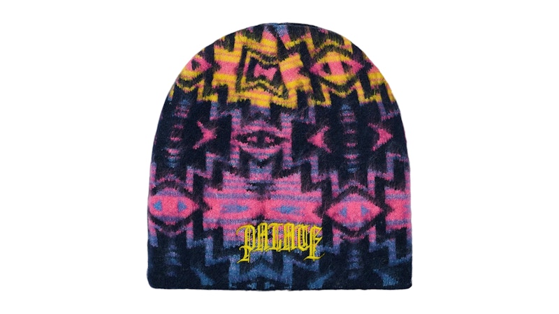 Palace Olde English Furry Nein Cuff Beanie Navajo Blue