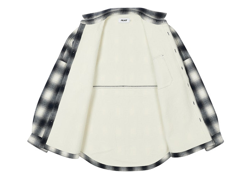 Palace Ombre Flannel Shirt Navy