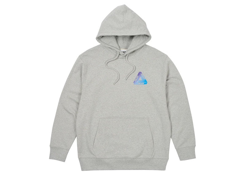 Palace Ombre Tri-Ferg Hood Grey Marl