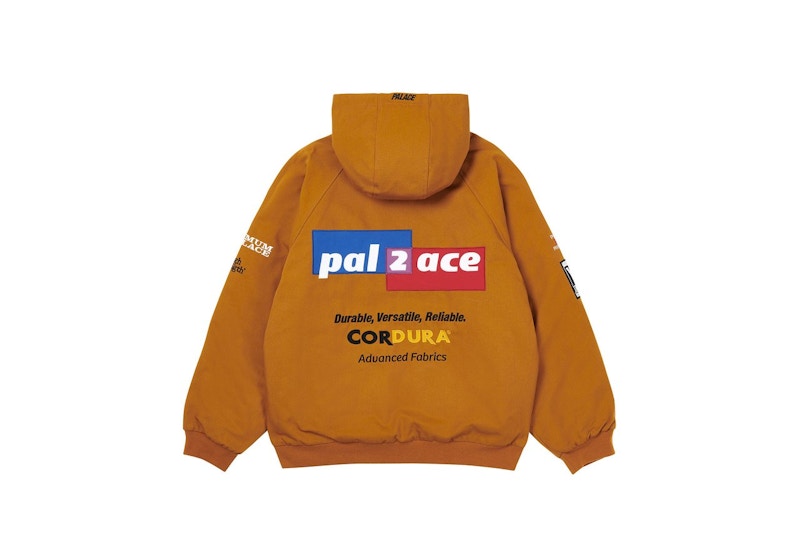 Palace One 2 One Reversible Jacket Brown