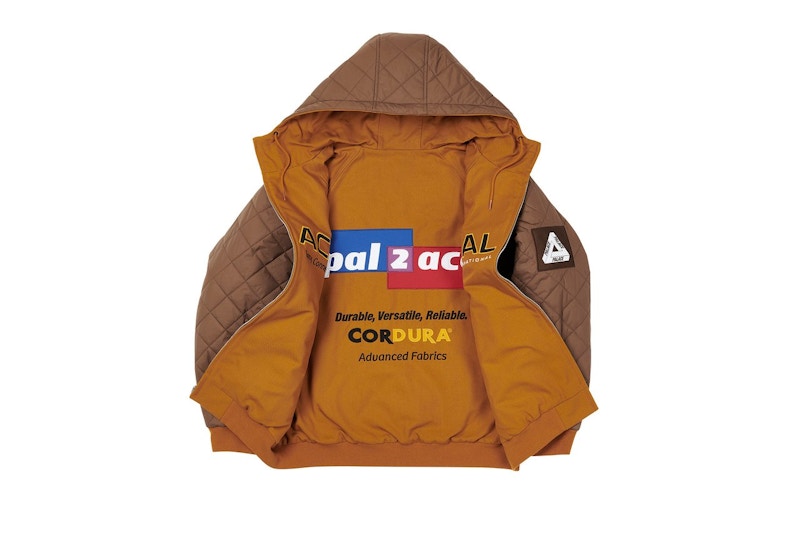 Palace One 2 One Reversible Jacket Brown