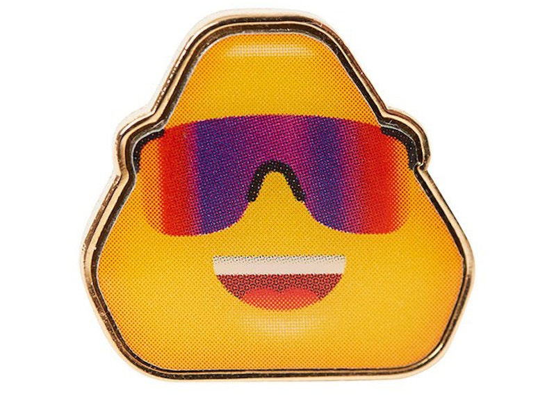 Palace Open Energy Pin Badge Yellow