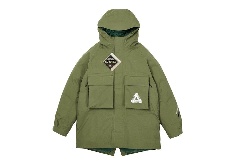 Palace Optical 2-In-1 Gore-Tex Parka Olive/Optical Green