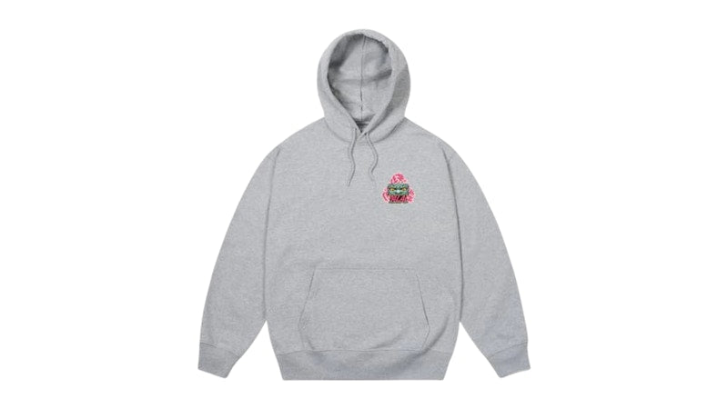 Palace Osaka Exclusive Tri-Ferg Hoodie Grey Marl