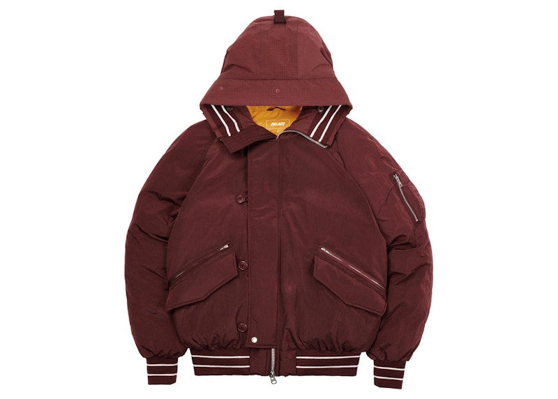 Palace P-2B Short Parka (FW21) Burgundy