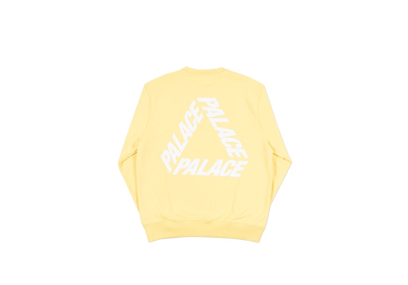 Palace P-3 Crew Sunshine Yellow