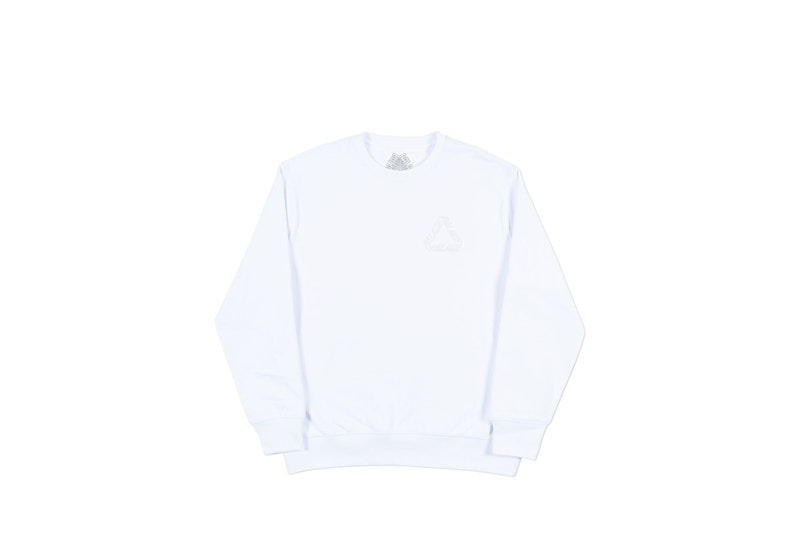 Palace P-3 Crew White