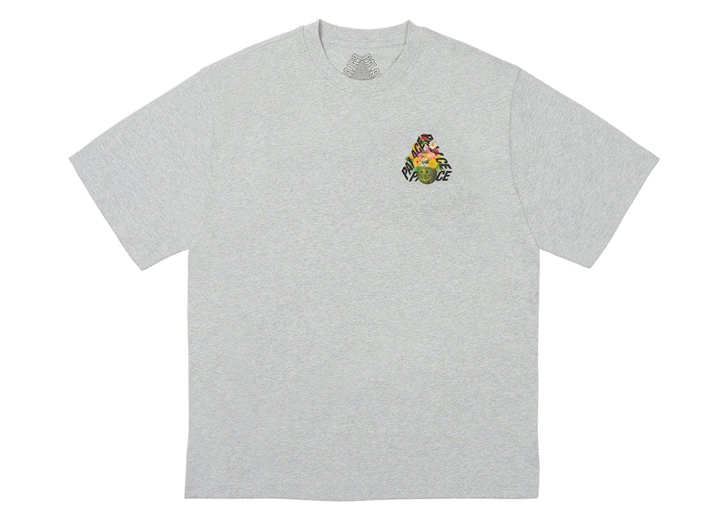 Palace P-3 Punch T-Shirt Grey Marl