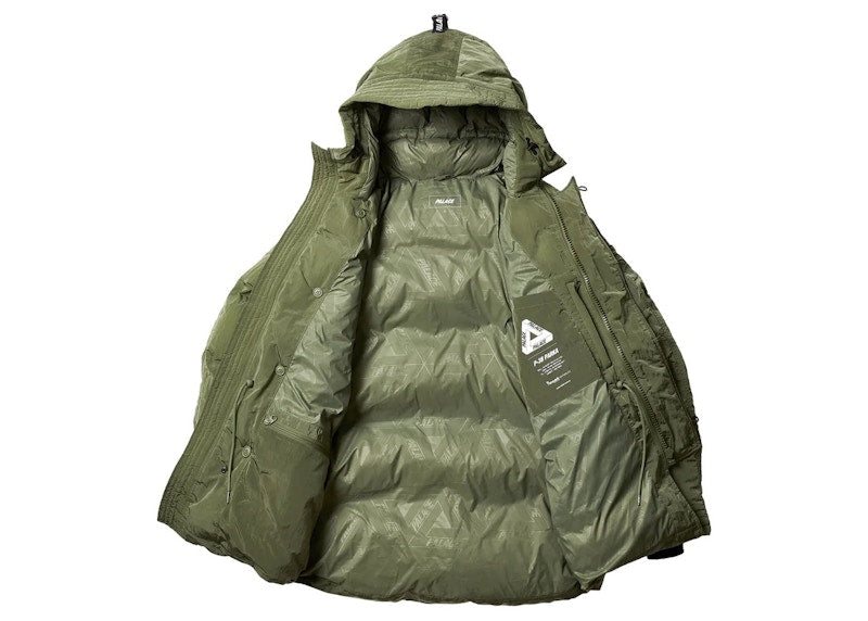 Palace P-3B Baffle Parka Olive