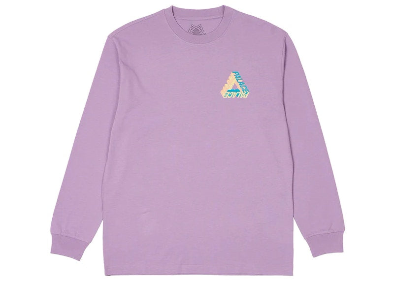 Palace P-3D Longsleeve (FW23) Light Purple