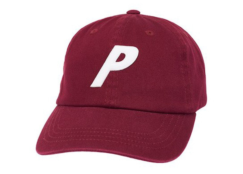 Palace P 6-Panel Burgundy