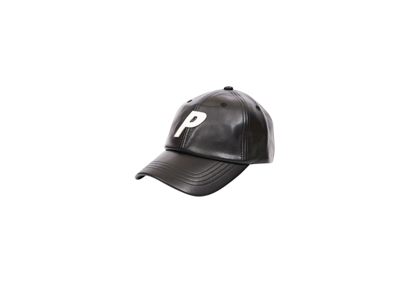 Palace P 6-Panel Leather Black