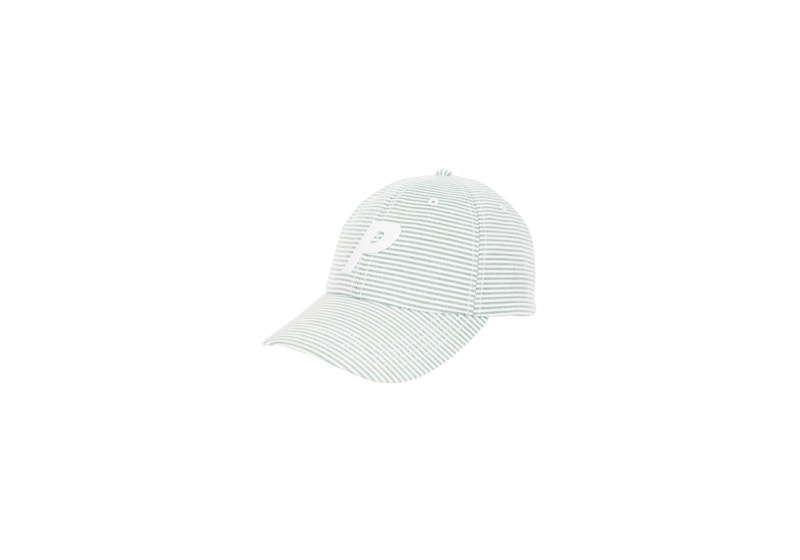 Palace P 6-Panel Thin Stripe Green/White
