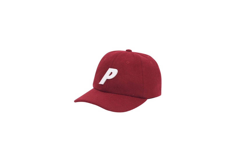 Palace P 6-Panel Wool Red