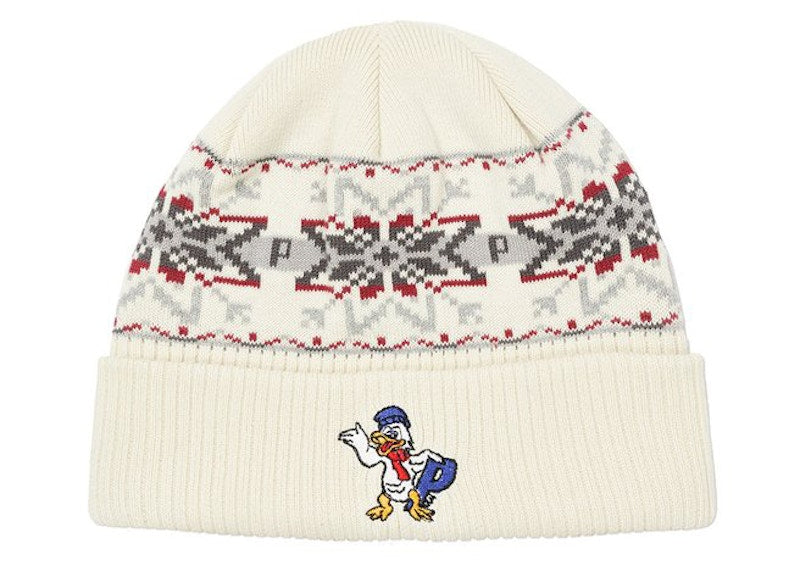 Palace P-Duck Beanie White