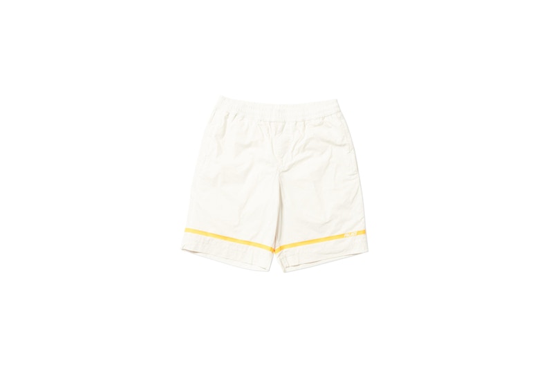Palace P-Line Cotton Short White Stone