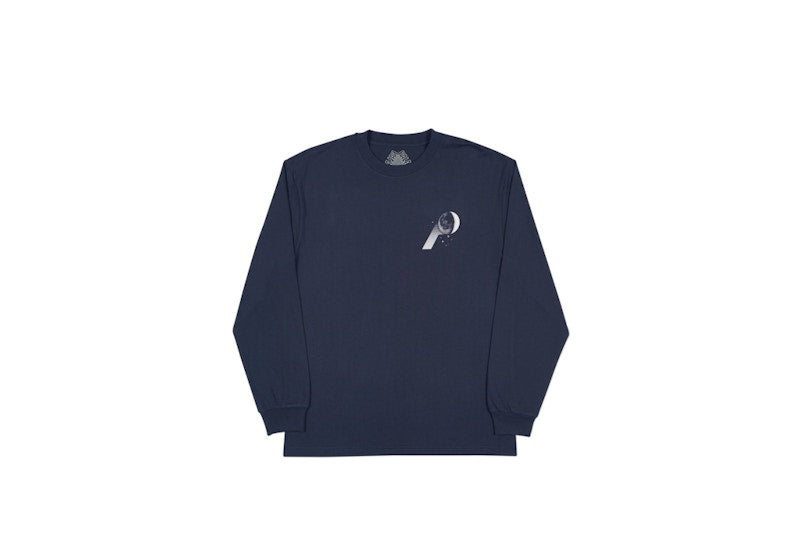 Palace P-Moon Longsleeve Navy/White/Black