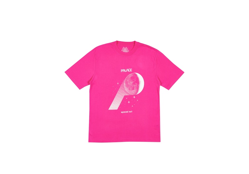 Palace P-Moon T-shirt Hot Pink/White