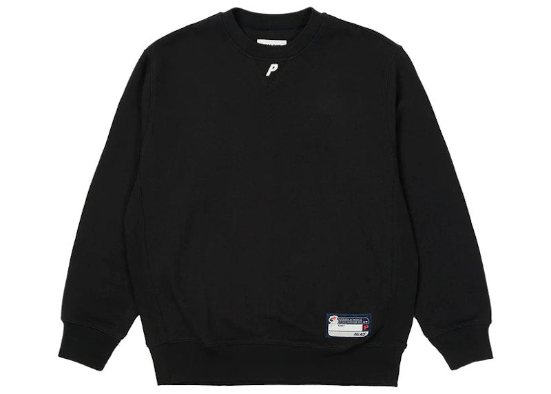 Palace P Neck Crew Black