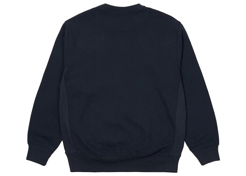 Palace P Neck Crew Navy