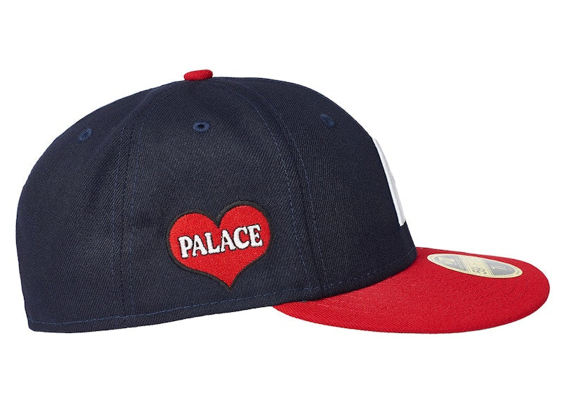 Palace P New Era LP 59Fifty Fitted Cap Navy/Red